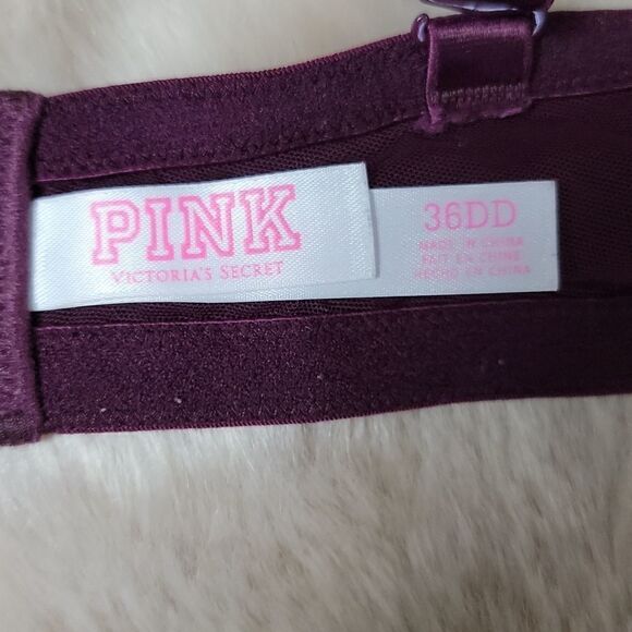 PINK WEAR EVERYWHERE LIGHTLY LINED UNDERWIRE BRA, SIZE 36DD - Picture 6 of 7